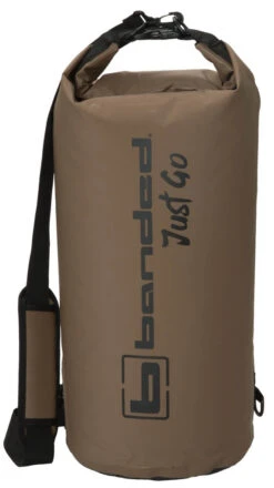 Banded Roll-Top 30L Cooler 10 Banded Roll-Top 30L Cooler -Sports Equipment Store 08317 Roll Top Cylinder Soft Cooler MarshBrown Front