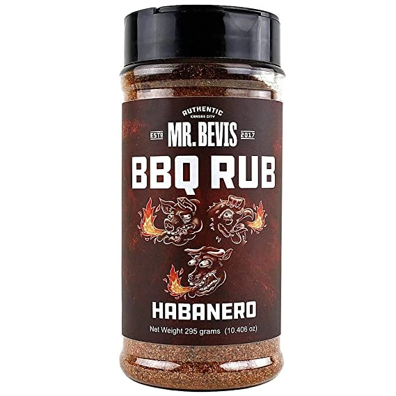 Mr. Bevis Habanero BBQ Rub 10.4 Oz 3 Mr. Bevis Habanero BBQ Rub 10.4 Oz