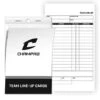 Champro Line-Up Cards -Sports Equipment Store AF61