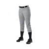 Alleson Womens Belt Loop Fast Pitch Pant -Sports Equipment Store ALL605PBW 20GRY