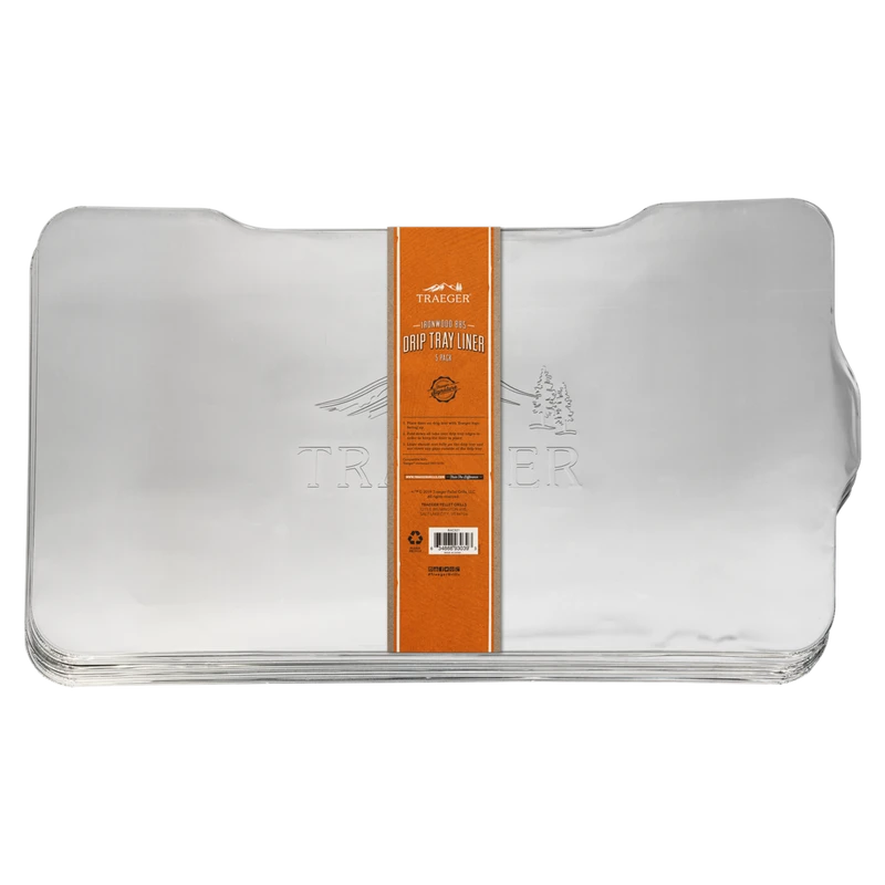 Traeger Drip Tray Liner - 5 Pack - Ironwood 885 3 Traeger Drip Tray Liner - 5 Pack - Ironwood 885