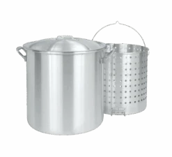 Bayou Classic 80qt Bayou Boiler Domed Lid Reinforced Basket With Handle