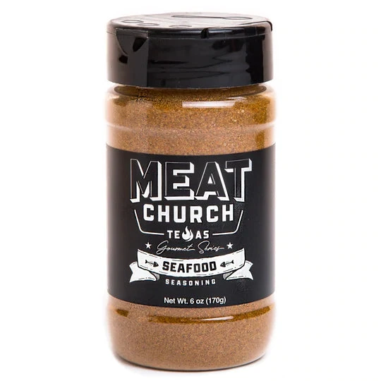 Meat Church BBQ Gourmet Seafood 6oz Shaker 3 Meat Church BBQ Gourmet Seafood 6oz Shaker