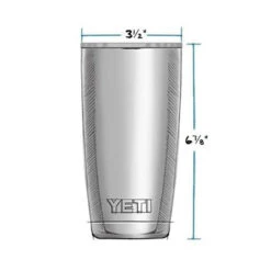 Yeti Rambler 20oz Tumbler 29 Yeti Rambler 20oz Tumbler -Sports Equipment Store YETYRAM20 20SS 3 Large