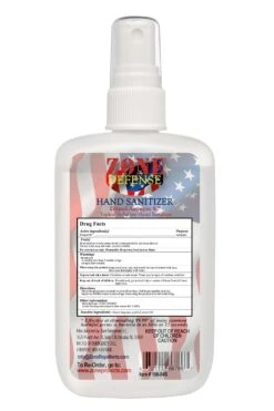 Zone Defense Spray Hand Sanitizer 4oz -Sports Equipment Store ZDS10601MC 202 HiRes