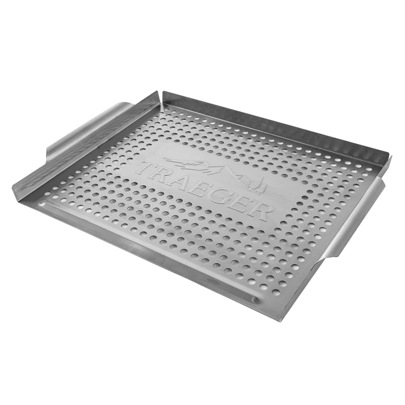 Traeger Stainless Grill Basket 3 Traeger Stainless Grill Basket